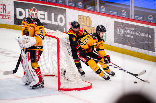 Brynäs Anton Rödin mot Luleås Jesper Sellgren