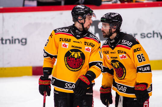 Luleås Eetu Koivistoinen och Luleås Mathias Bromé