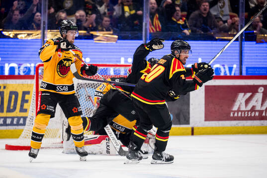 Brynäs Tyler Vesel gör 1-1