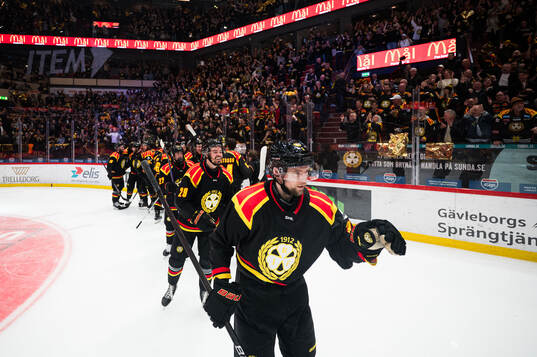 Brynäs Leo Sundqvist, Axel Andersson och Christian Djoos