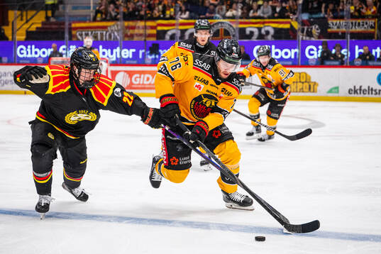 Brynäs Leo Sundqvist och Luleås Anton Levtchi
