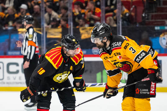 Brynäs Anton Rödin och Luleås Frederic Allard