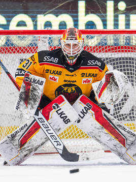 Luleås målvakt Matteus Ward