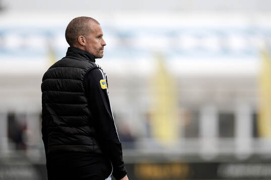 Falkenbergs tränare Christoffer Andersson