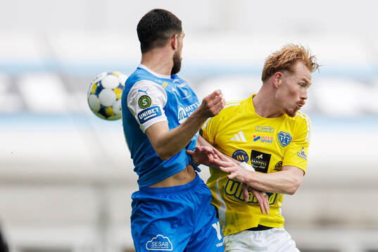 Oddevolds Daniel Krezic och Falkenbergs Linus Borgström
