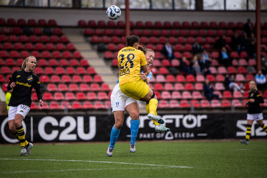AIKs målvakt Jada Leanne Mathyssen Whyman och Malmö FFs