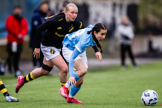AIKs Nova Selin och Malmö FFs Mayar Khatawi