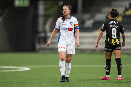 Växjö DFFs Josefin Harrysson deppar