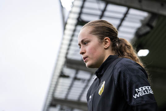 Häckens målvakt Fanney Birkisdottir