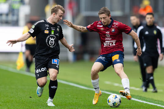 Örebros Oskar Käck och Örgrytes Anton Andreasson