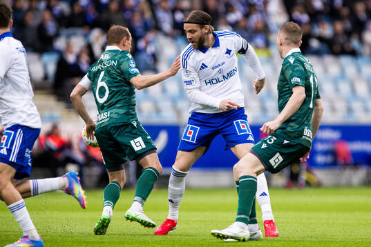 Halmstads Joel Allansson och IFK Norrköpings Christoffer