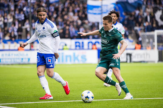 IFK Norrköpings Christoffer Nyman och Halmstads Niilo