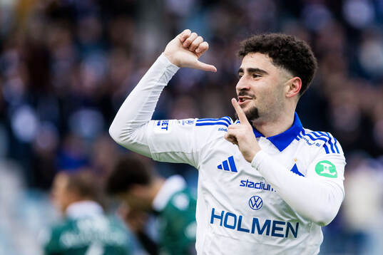 IFK Norrköpings Ismet Lushaku jublar