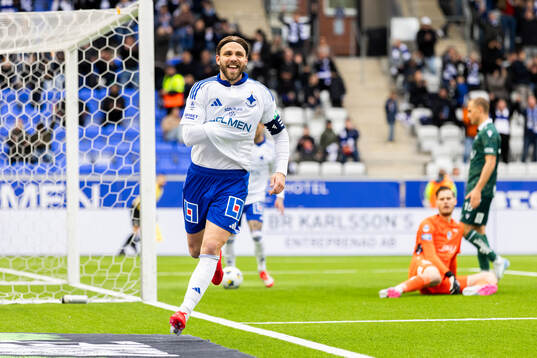 IFK Norrköpings Christoffer Nyman jublar