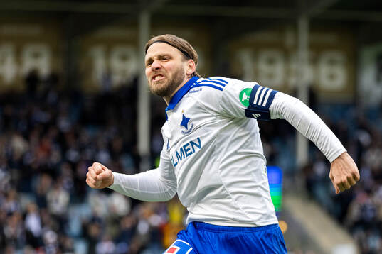 IFK Norrköpings Christoffer Nyman jublar