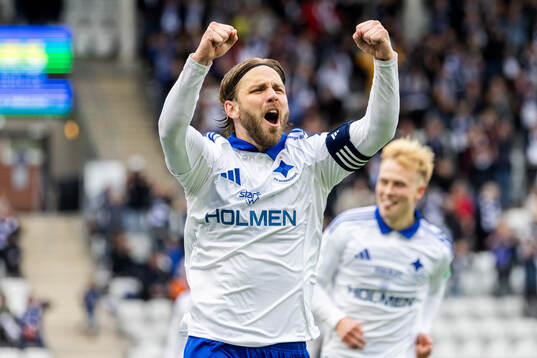 IFK Norrköpings Christoffer Nyman jublar