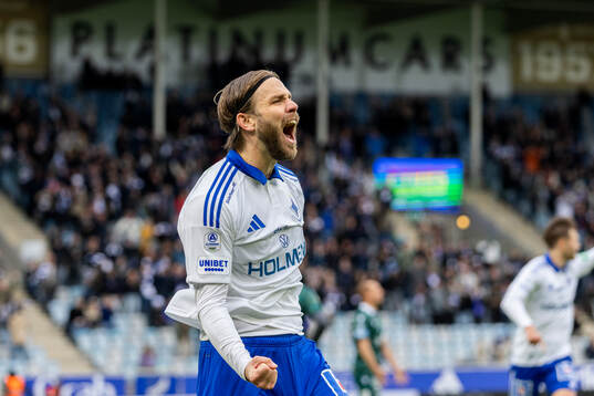 IFK Norrköpings Christoffer Nyman jublar