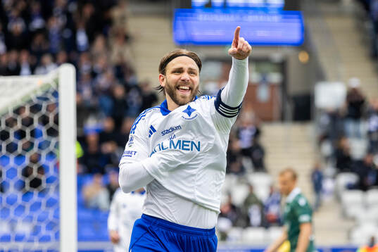 IFK Norrköpings Christoffer Nyman jublar