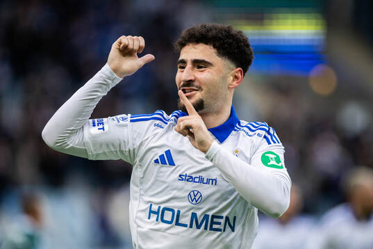 IFK Norrköpings Ismet Lushaku jublar