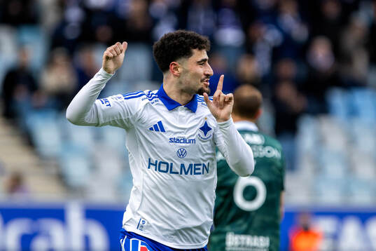 IFK Norrköpings Ismet Lushaku jublar