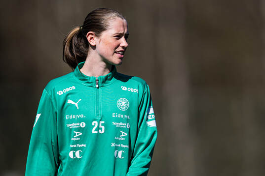 Maria Hagen of HamKam warms up