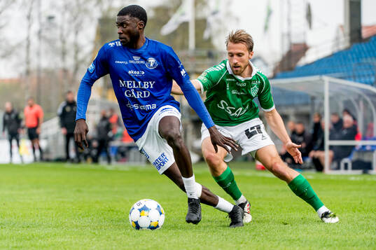 Trelleborgs Emmanuel Godwin och Brages Jacob Stensson