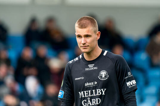 Trelleborgs målvakt Mathias Nilsson