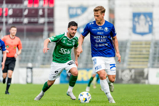 Brages Haris Brkic och Trelleborgs Tobias Karlsson
