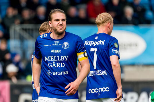 Trelleborgs Charlie Weberg deppar