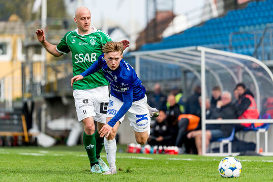 Trelleborgs Oskar Ruuska och Brages Anton Lundin