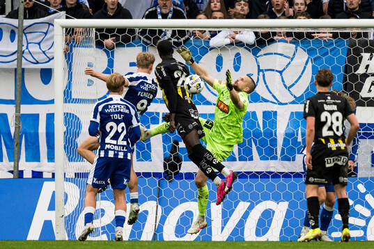 Häckens målvakt Oscar Jansson