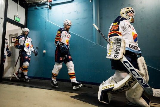 Djurgårdens Jonathan Tychonick, Ludvig Rensfeldt och Hugo