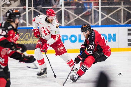 Troja/Ljungbys Carl Ernstig och Hudiksvalls Henrik Olsén