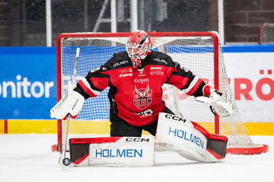 Hudiksvalls målvakt Adam Ohre