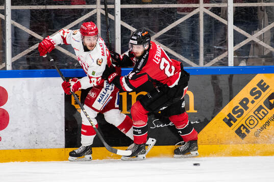 Troja/Ljungbys Jonathan Wikström och Hudiksvalls Axel