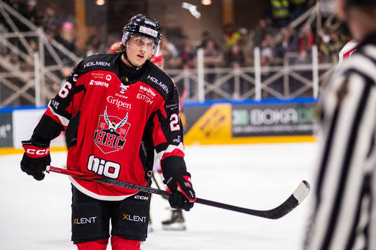 Hudiksvalls Maximilian Kilpinen deppar