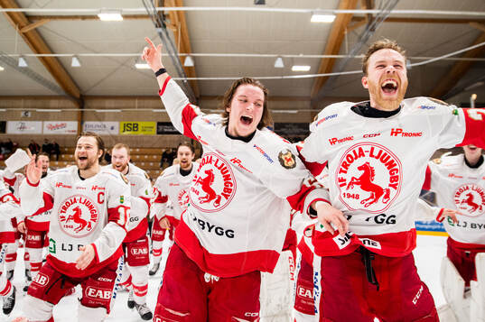 Troja/Ljungbys Carl-Henrik Edwardsson och Filip Lennström