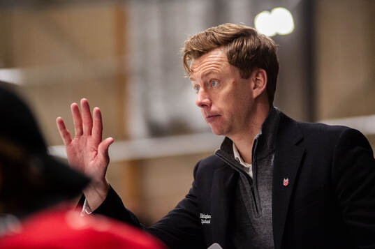 Hudiksvalls tränare Filip Algeman