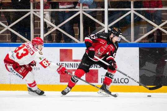 Troja/Ljungbys Jonathan Wikström och Hudiksvalls Arvid