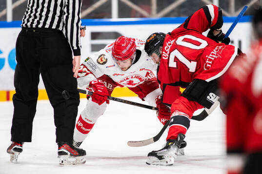 Troja/Ljungbys Jonathan Wikström och Hudiksvalls Henrik