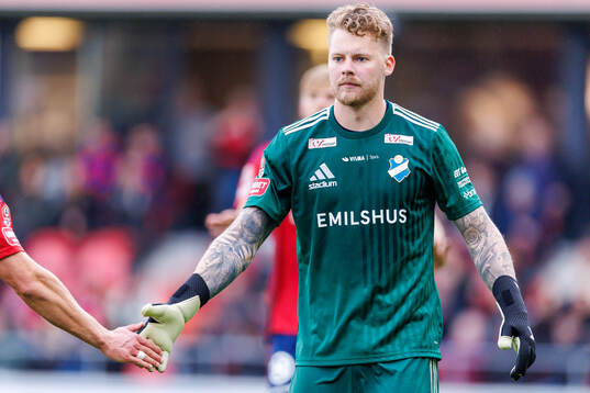 Östers målvakt Robin Wallinder