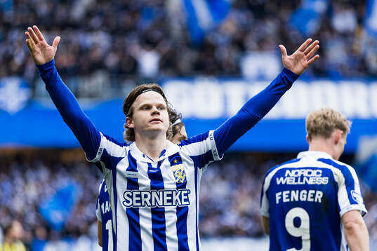 IFK Göteborgs Kolbeinn Thordarson jublar
