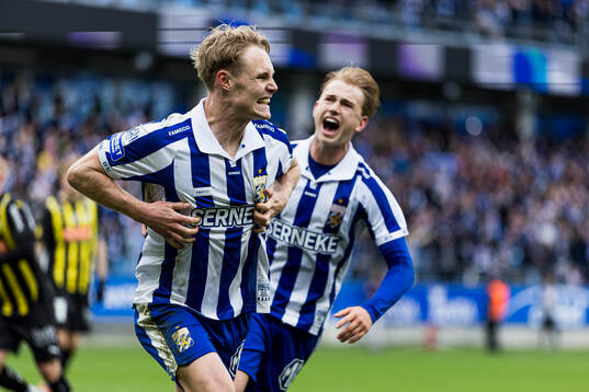 IFK Göteborgs Max Fenger jublar