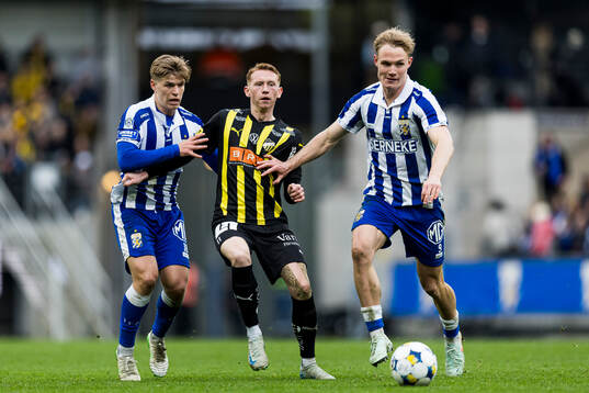 IFK Göteborgs Felix Eriksson och Max Fenger och Häckens