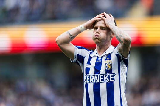 IFK Göteborgs Tobias Heintz deppar