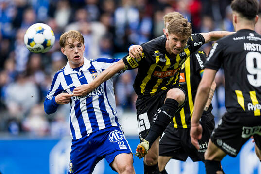 IFK Göteborgs Noah Tolf och Häckens Samuel Leach Holm