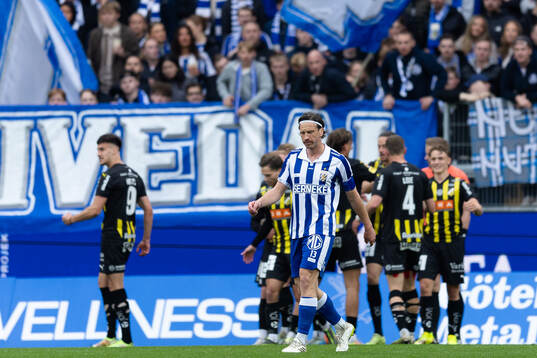 IFK Göteborgs Gustav Svensson deppar