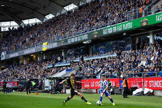 Häckens Filip Öhman och IFK Göteborgs Tobias Heintz