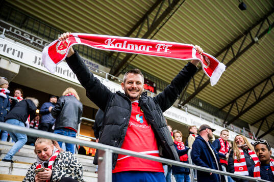 Kalmarsupportern Pablo Kalmar från Argentina