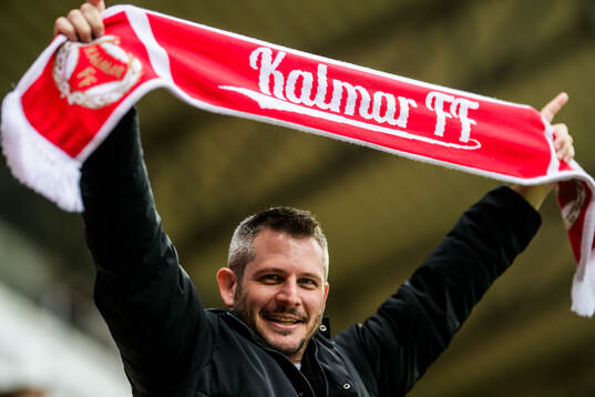Kalmarsupportern Pablo Kalmar från Argentina